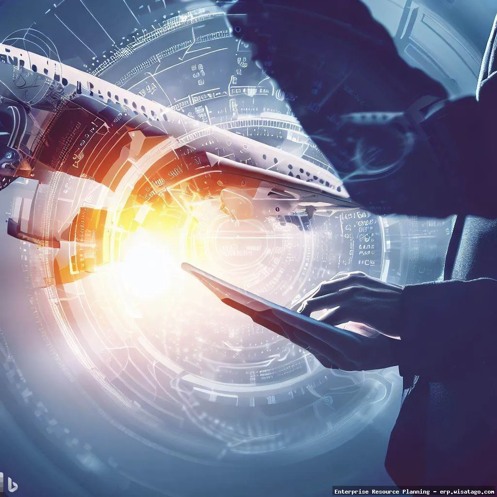 Here are a few options for alt text, prioritizing the requirements: Aerospace Industry ERP Compliance Tracking ERP streamlines Aerospace Compliance Tracking Aerospace ERP compliance and tracking