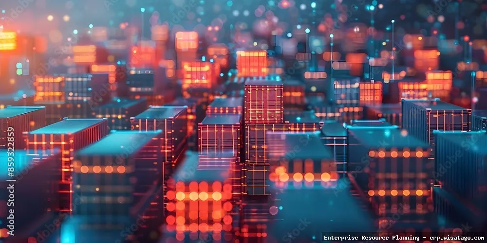 Microservices architecture modern ERP design.