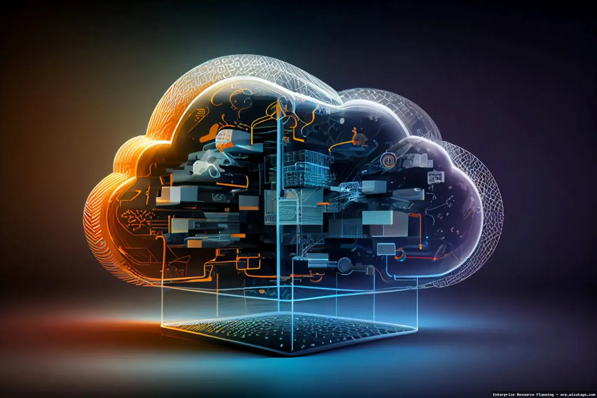 Microservices architecture modern ERP design.